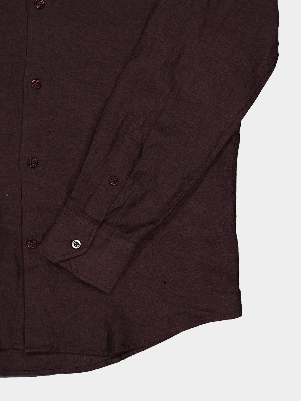 Cocoa Brown Antonio Linen Shirt - Image 3