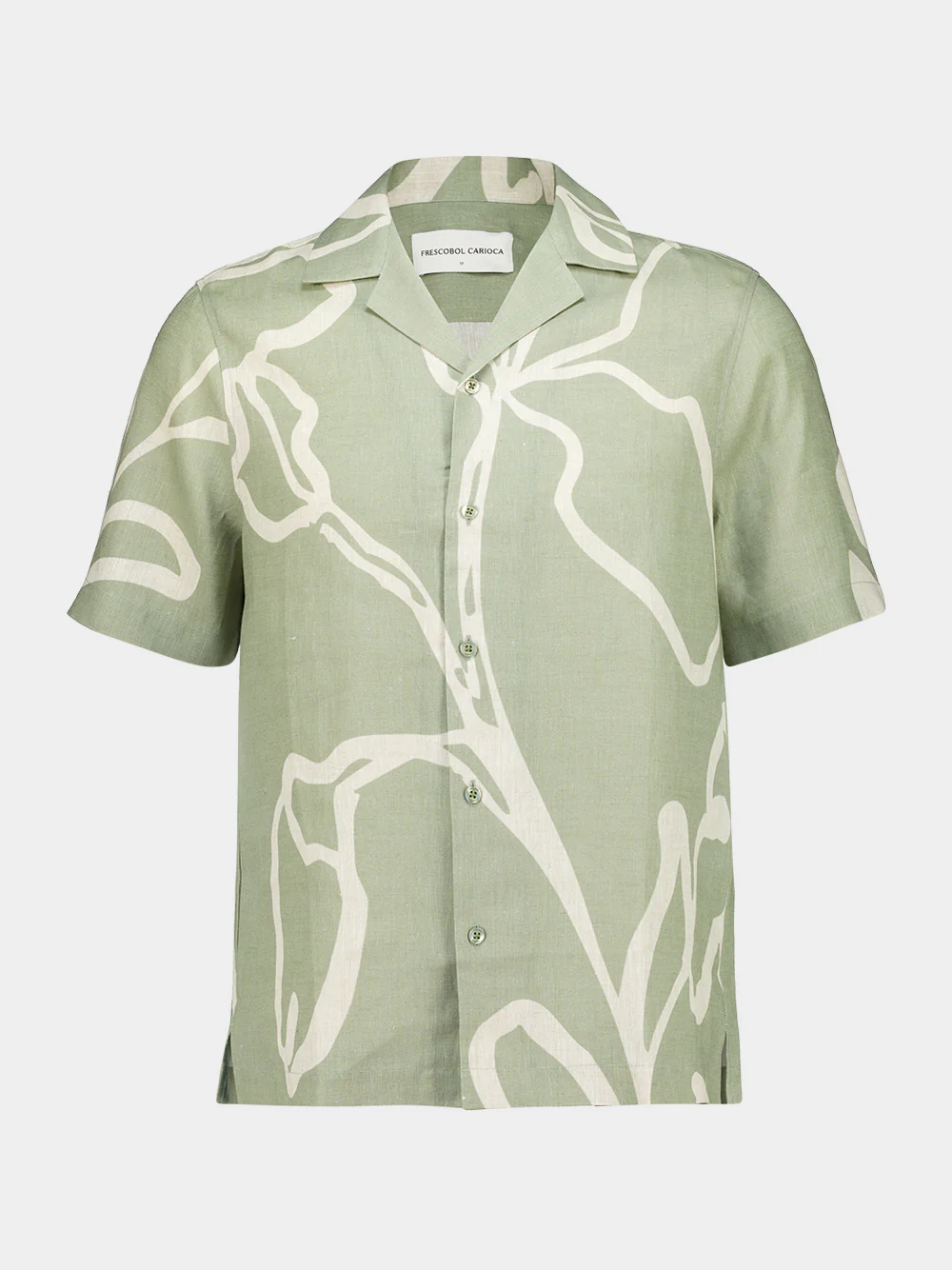Palm Green Roberto Linen Shirt