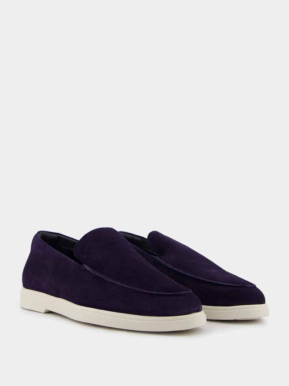 Miguel Midnight Blue Suede Loafers - Image 3