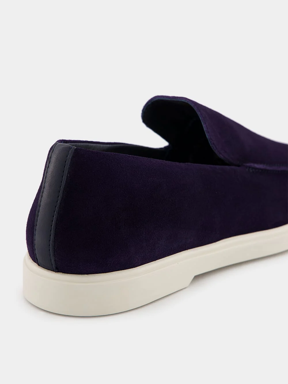 Miguel Midnight Blue Suede Loafers - Image 6