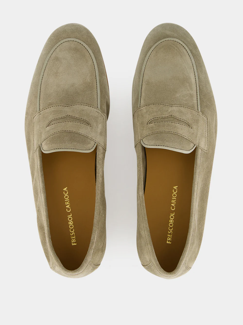 Palm Green Leme Suede Loafers - Image 4