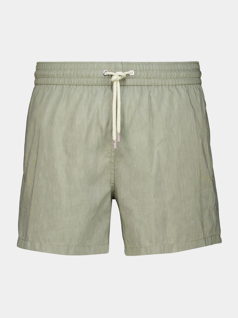 Palm Green Rio Sport Linen-Blend Swim Shorts