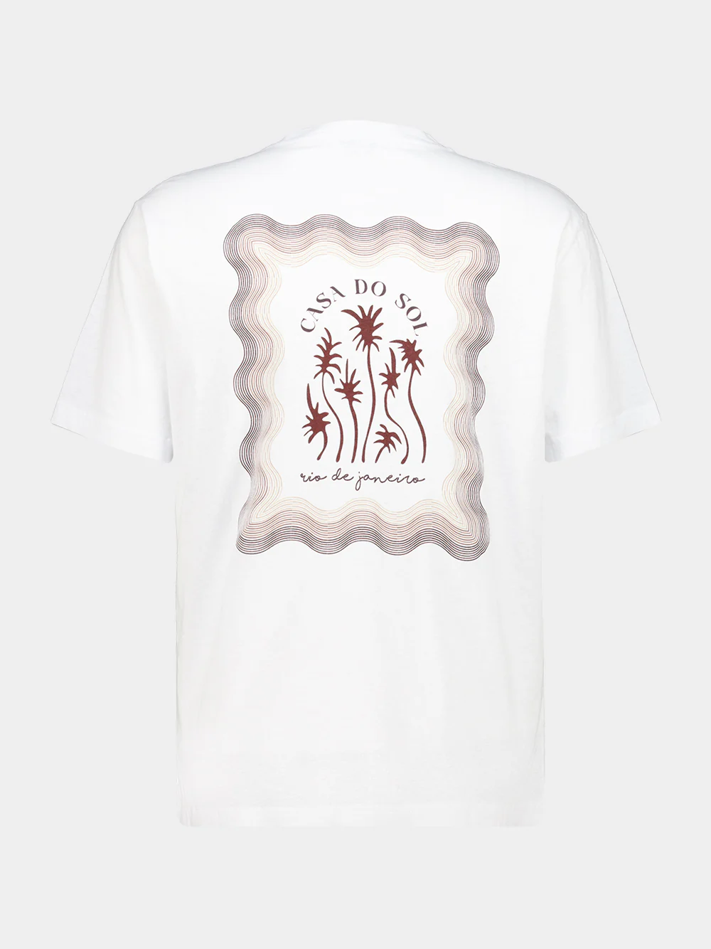 White Casa Do Sol Printed T-Shirt - Image 2
