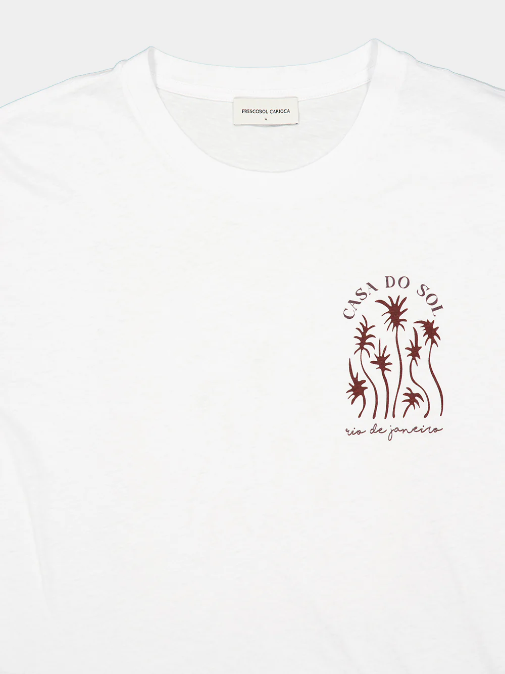 White Casa Do Sol Printed T-Shirt - Image 3