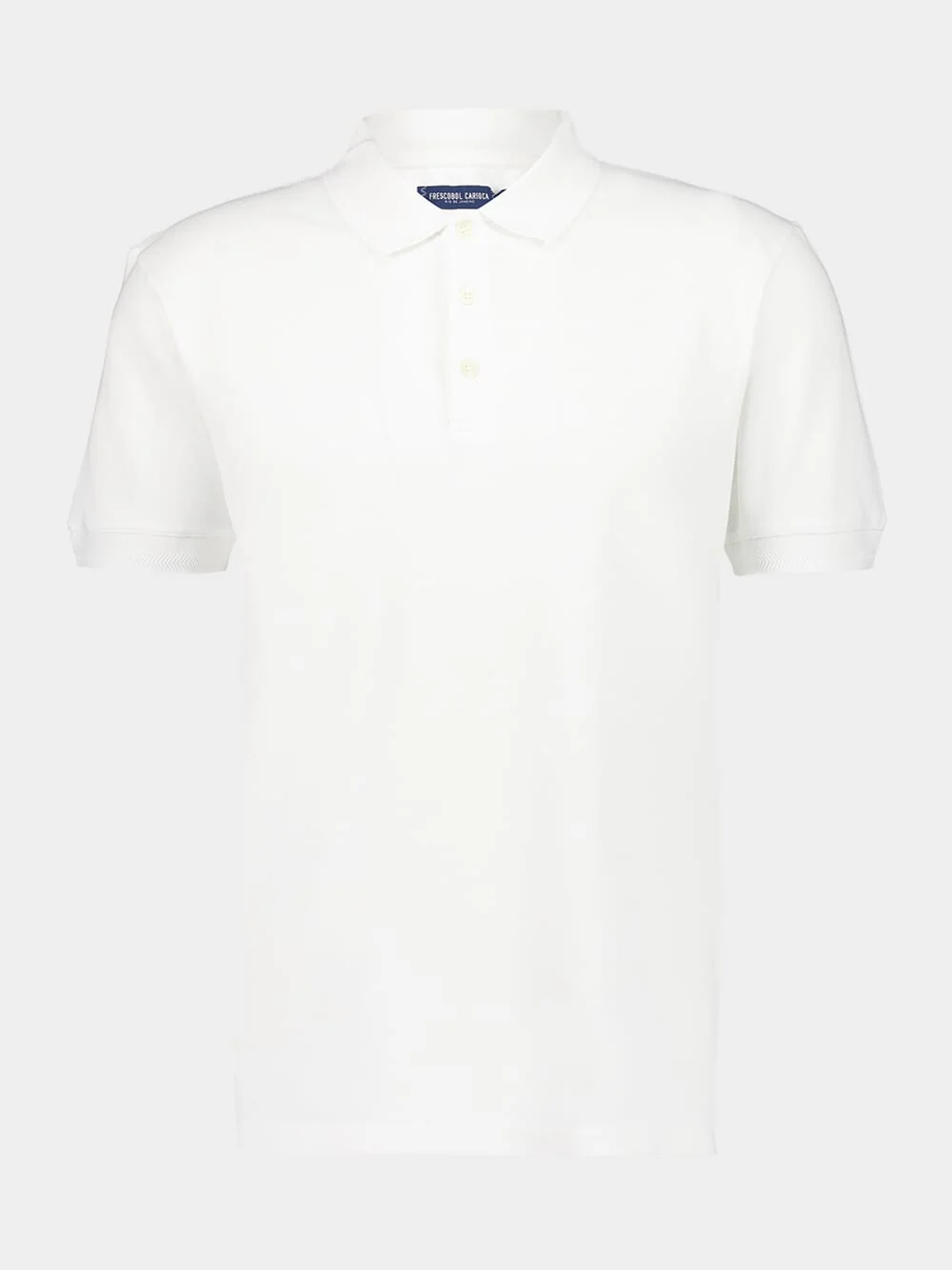 White Horacio Cotton Polo Shirt