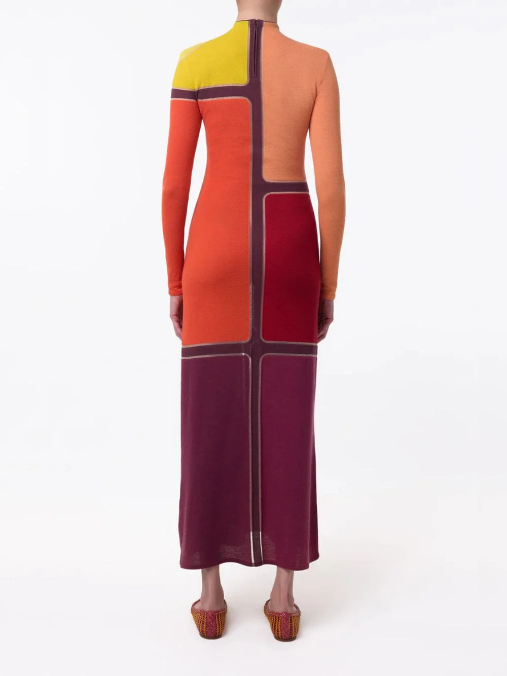 Apollonis Multi-Color Knit Maxi Dress - Image 4
