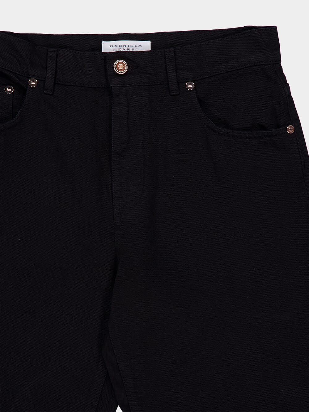 Black Amoret Jean in Recycled Cotton Denim - Image 3