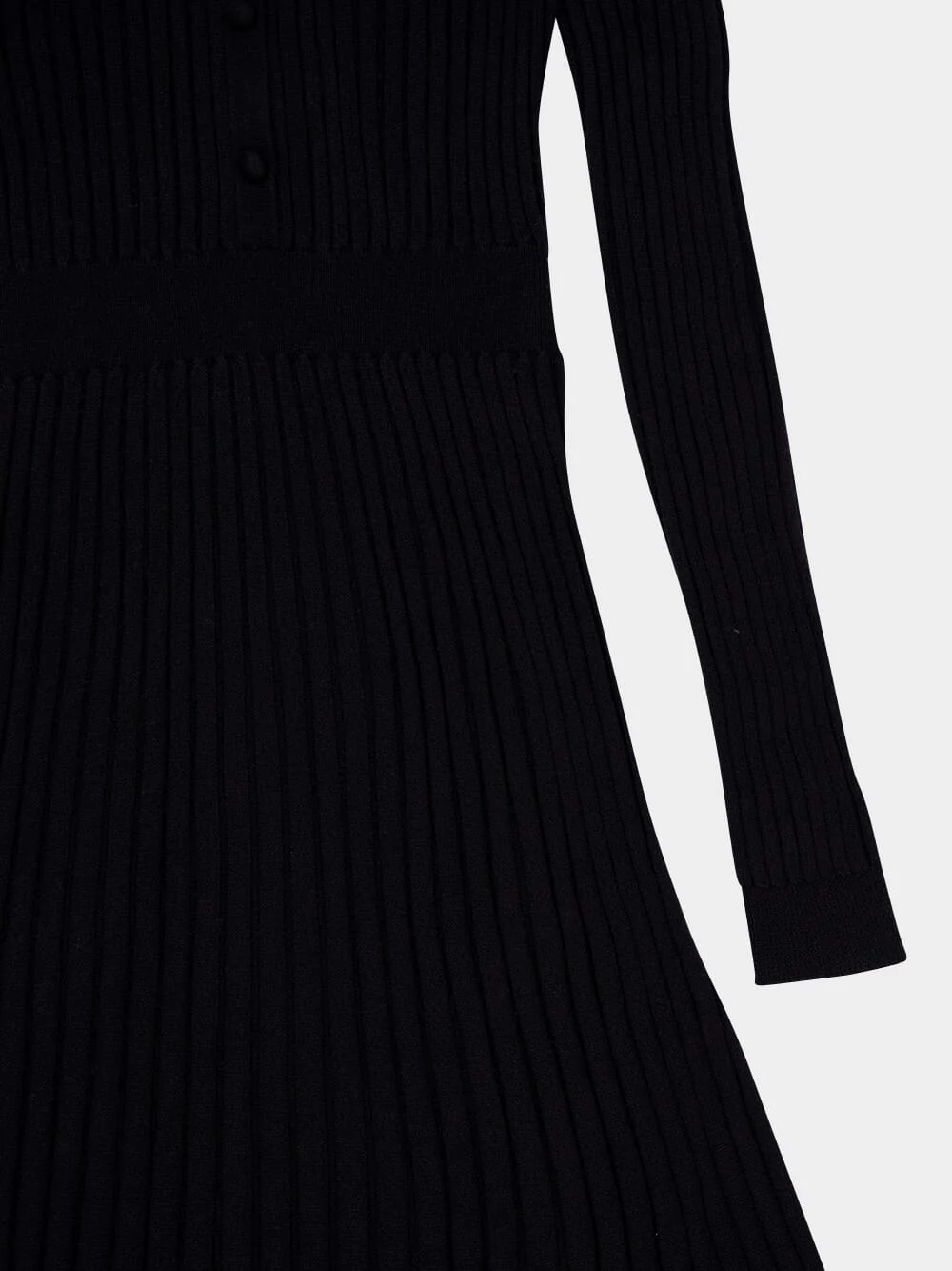 Black Ardor Knit Maxi Dress - Image 3