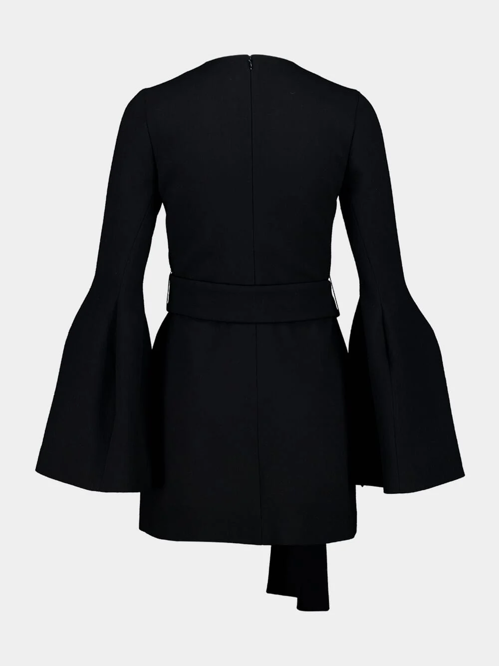 Black Shandon Wool Tunic Blouse - Image 2