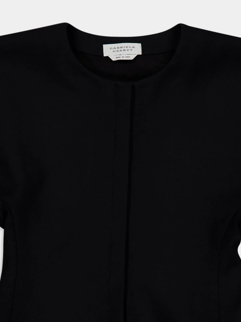 Black Waverly Recycled Wool Top - Image 3