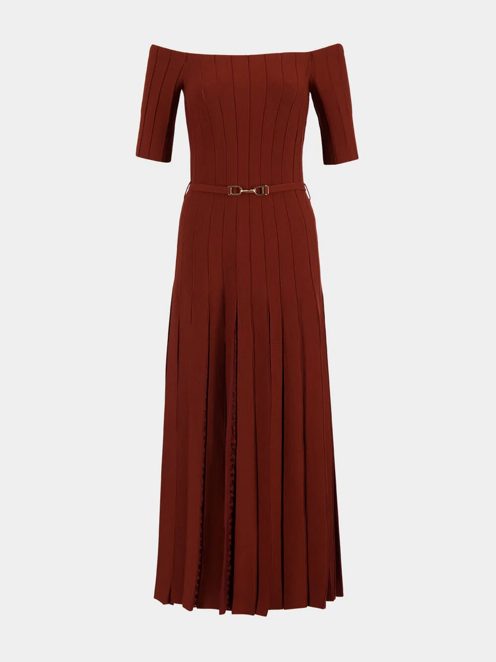 Burnt Sienna Kurt Knit Maxi Dress