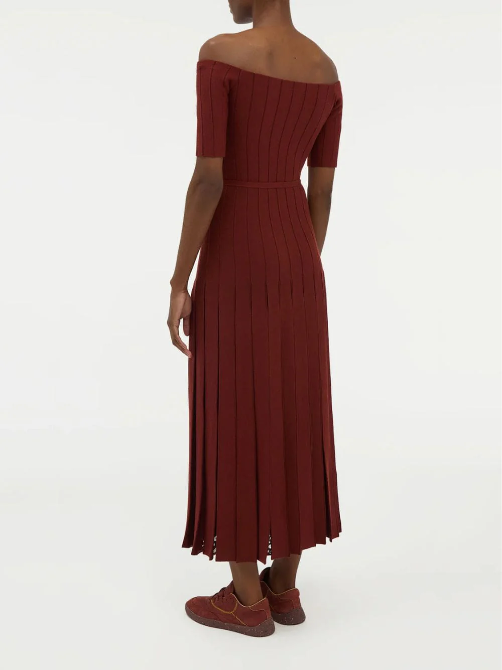 Burnt Sienna Kurt Knit Maxi Dress - Image 4