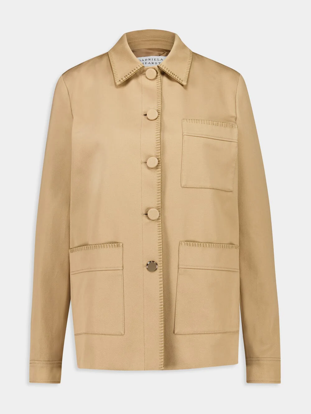 Camel Ulu Sea Island Cotton Chore Jacket
