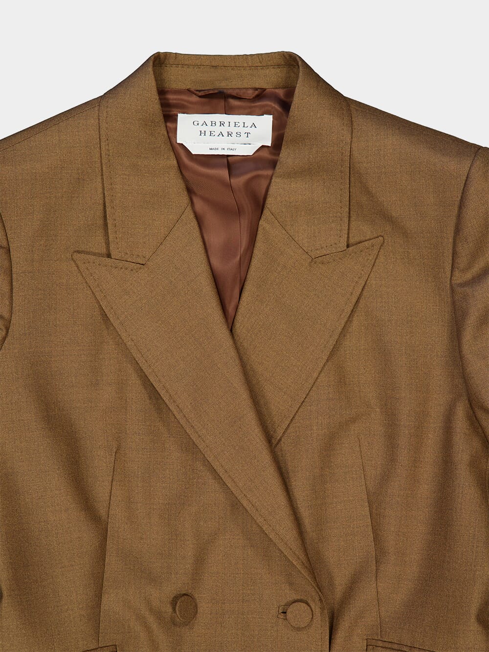 Chestnut Angela Wool-Silk Blazer - Image 3