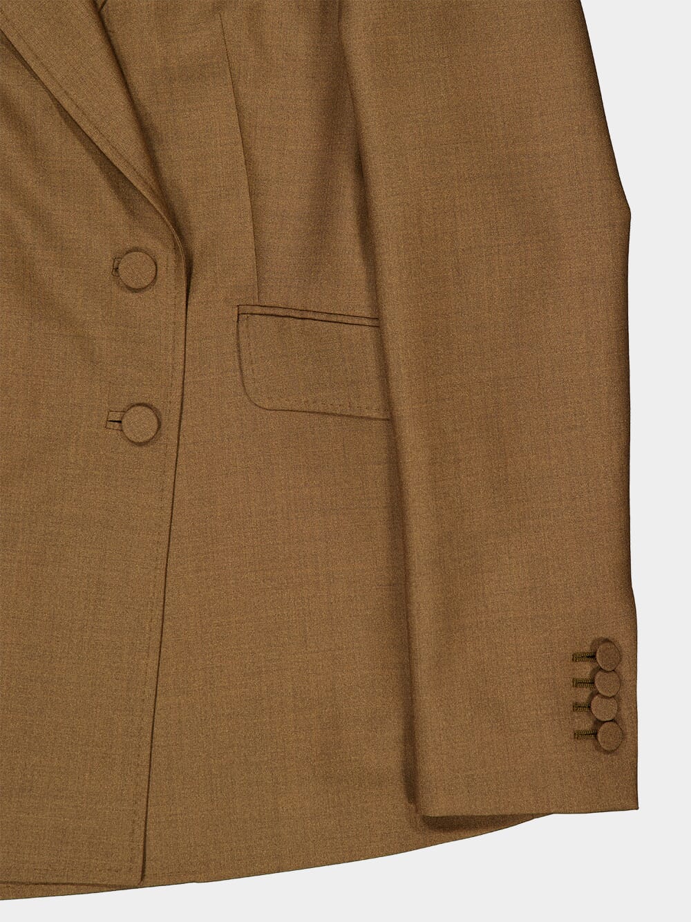 Chestnut Angela Wool-Silk Blazer - Image 4