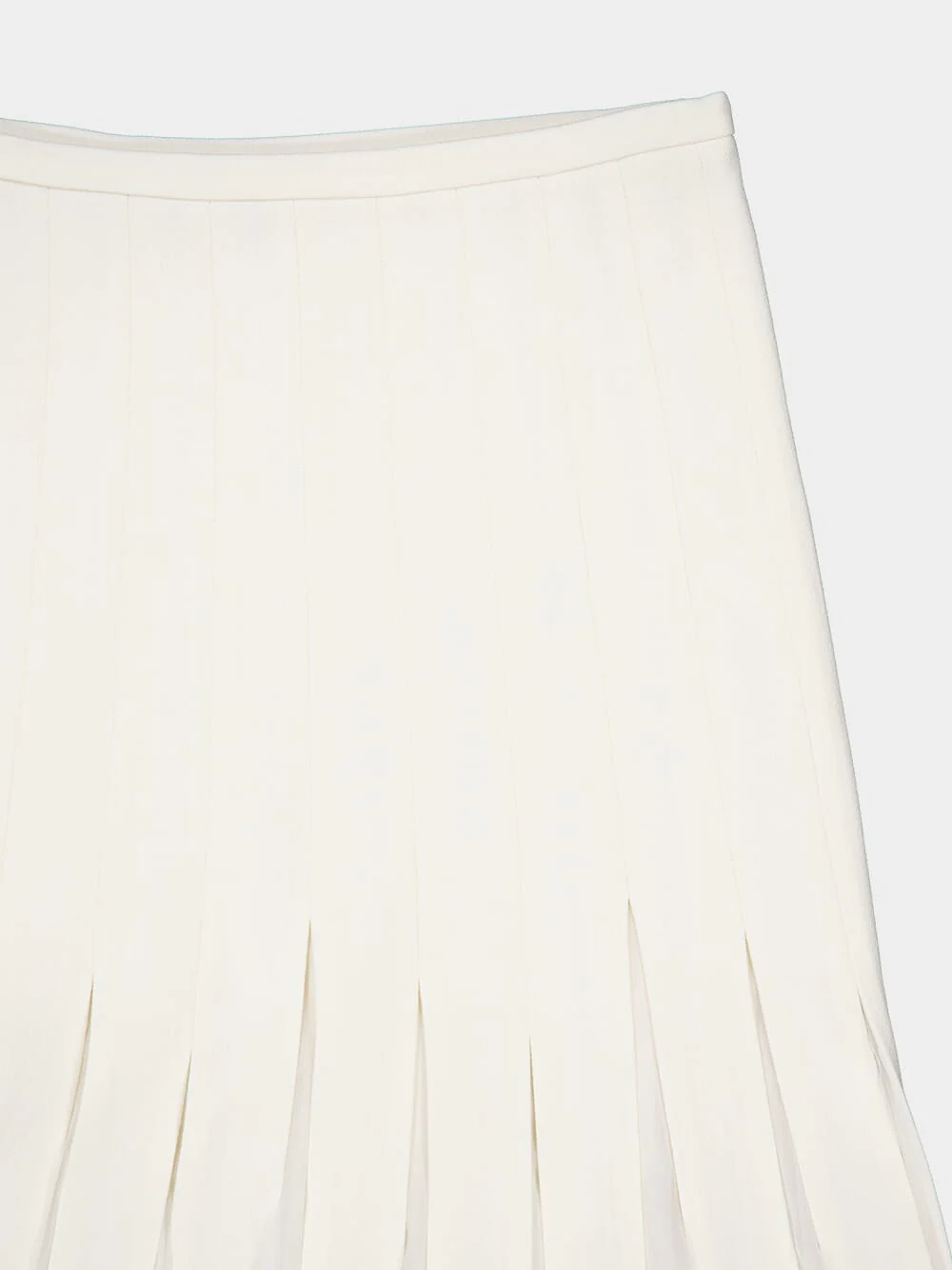 Binka Pleated Virgin Wool Skirt - Image 3