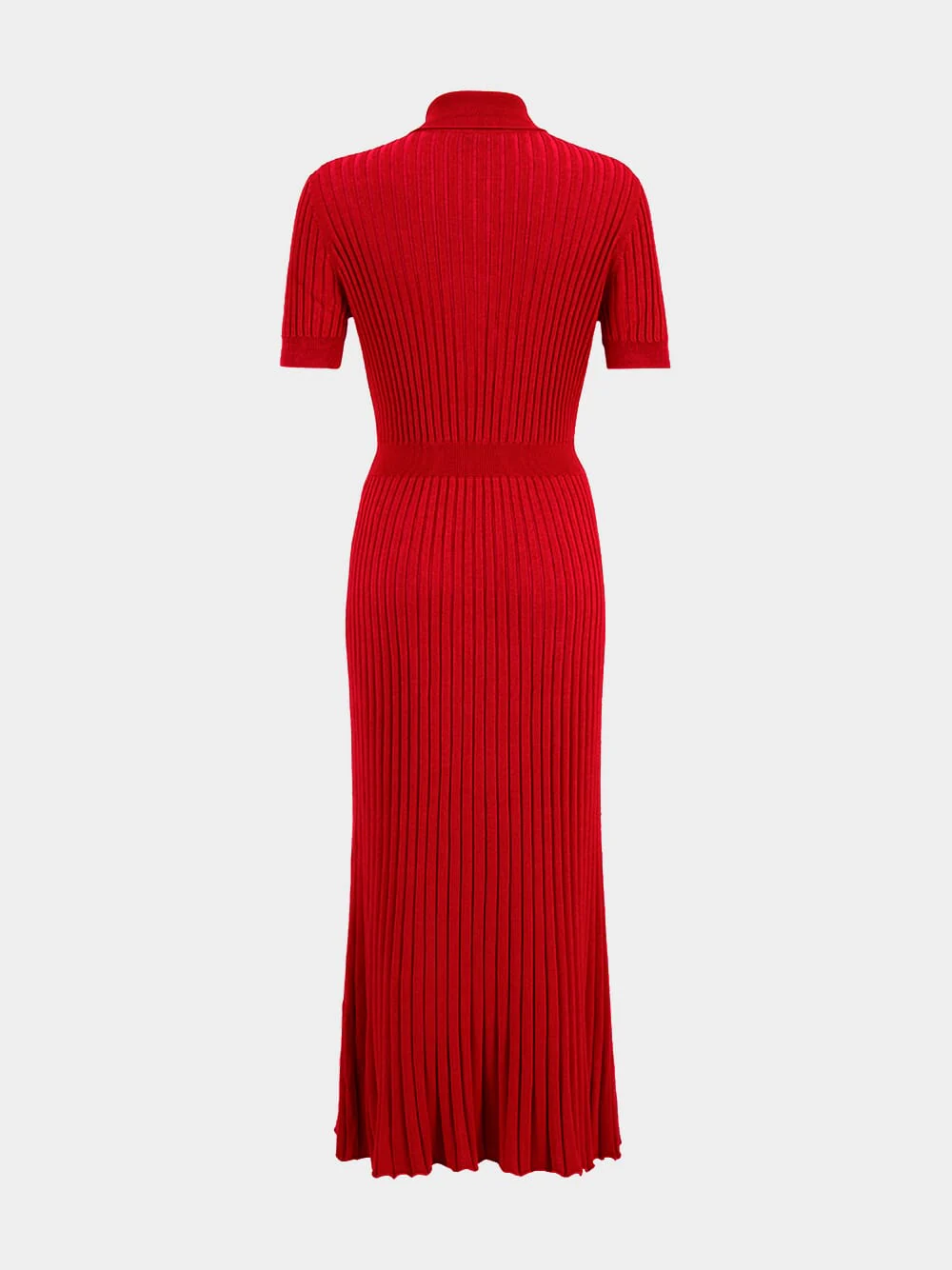 Red Topaz Amor Knit Midi Dress - Image 3
