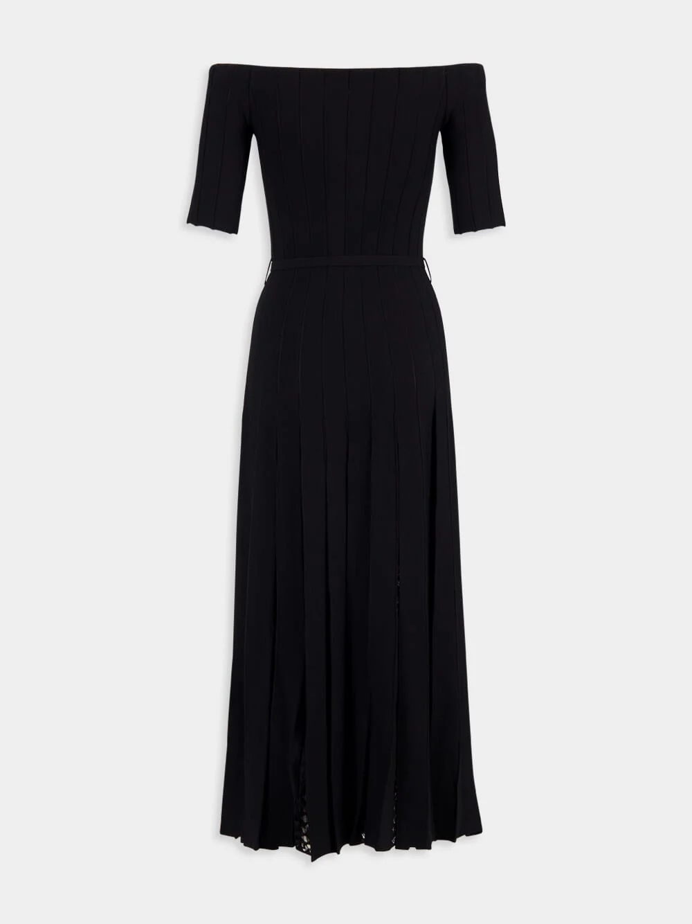 Wool Kurt Knit Pleated Dress - Image 3