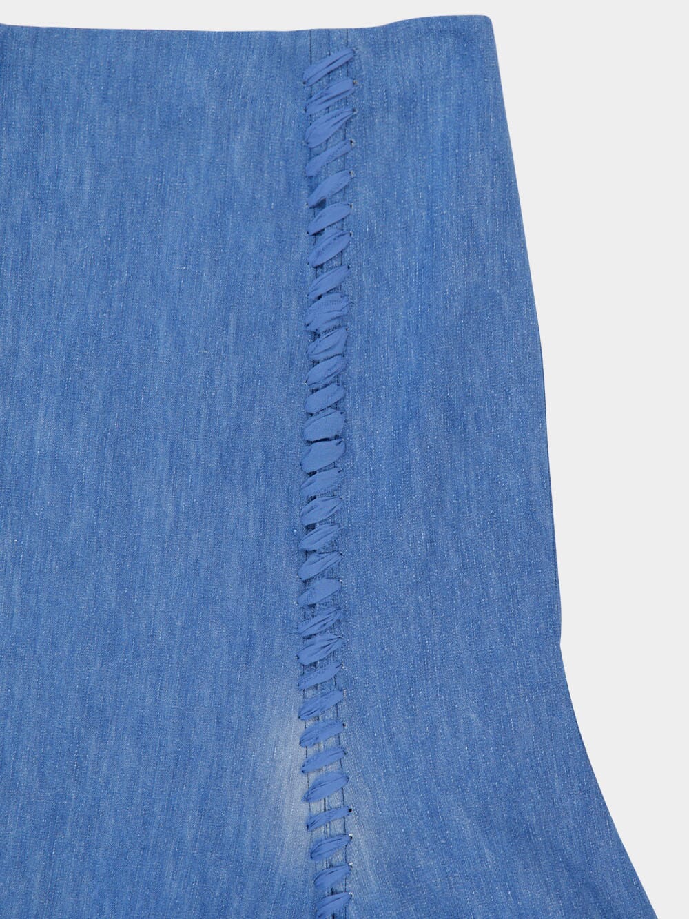 Dion Light Blue Denim Maxi Skirt - Image 5