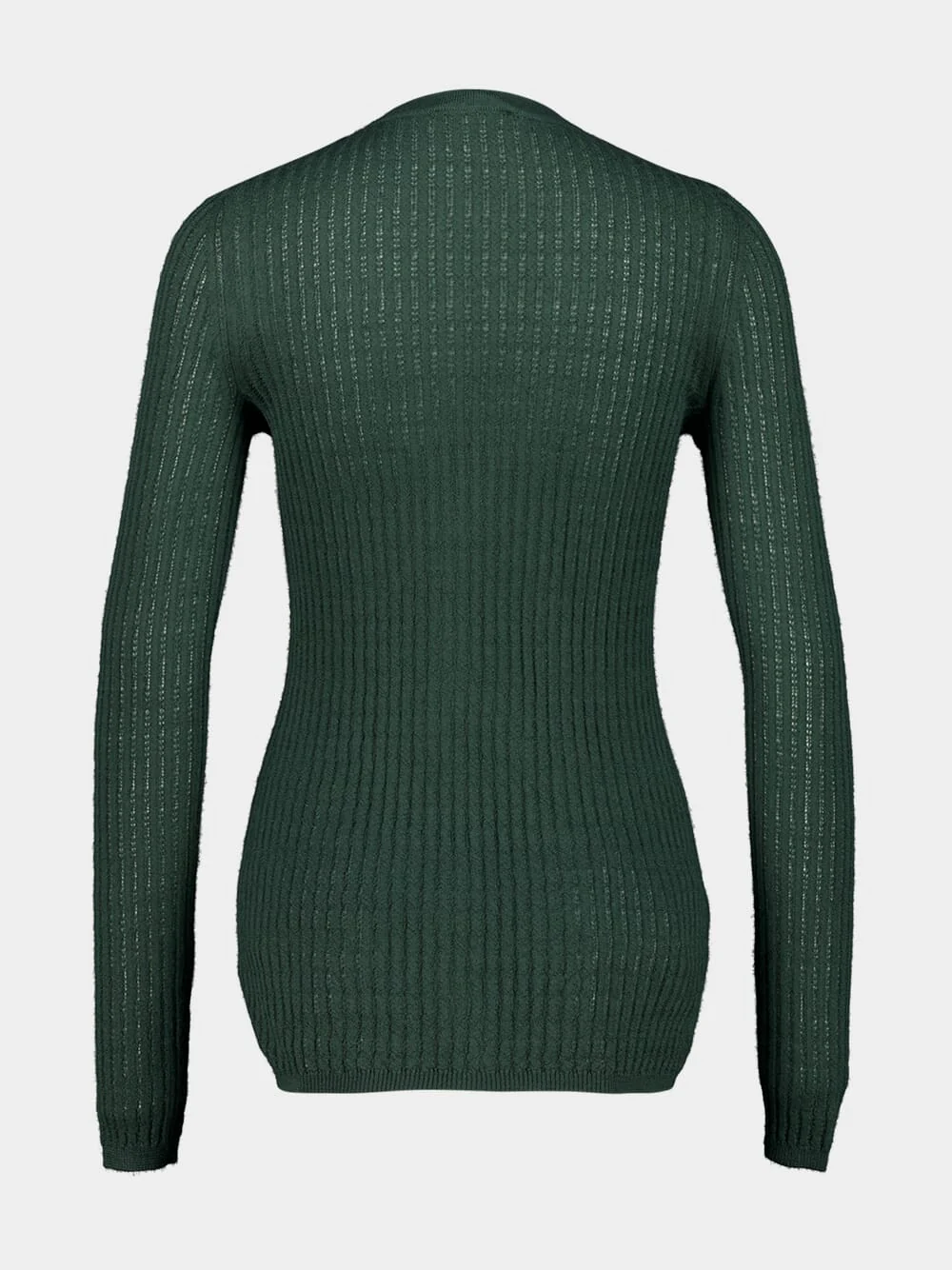 Emma English Green Knit Cardigan - Image 2
