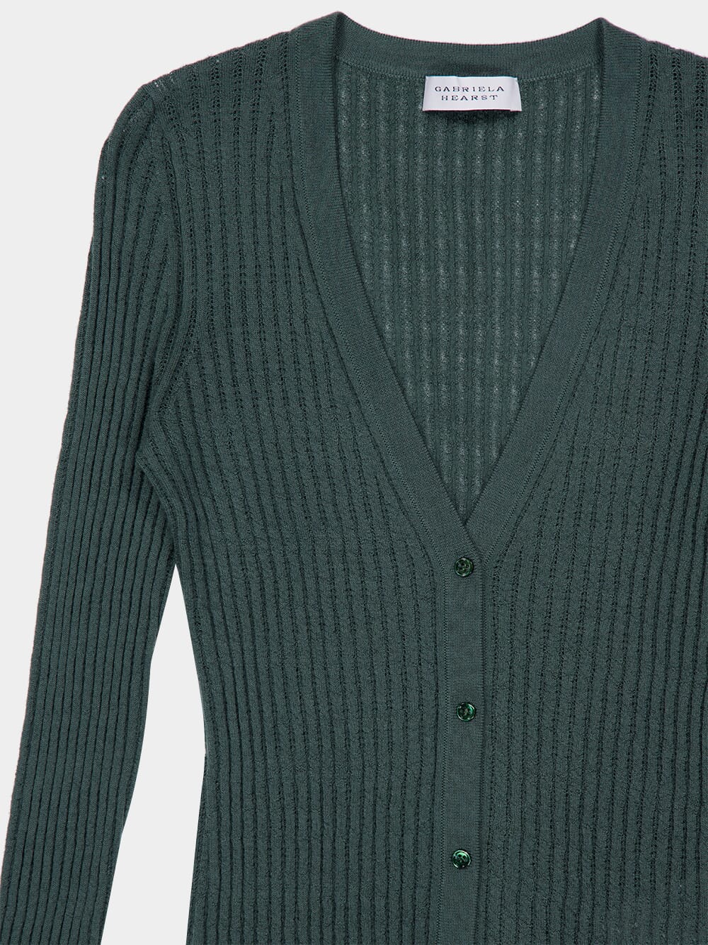 Emma English Green Knit Cardigan - Image 3