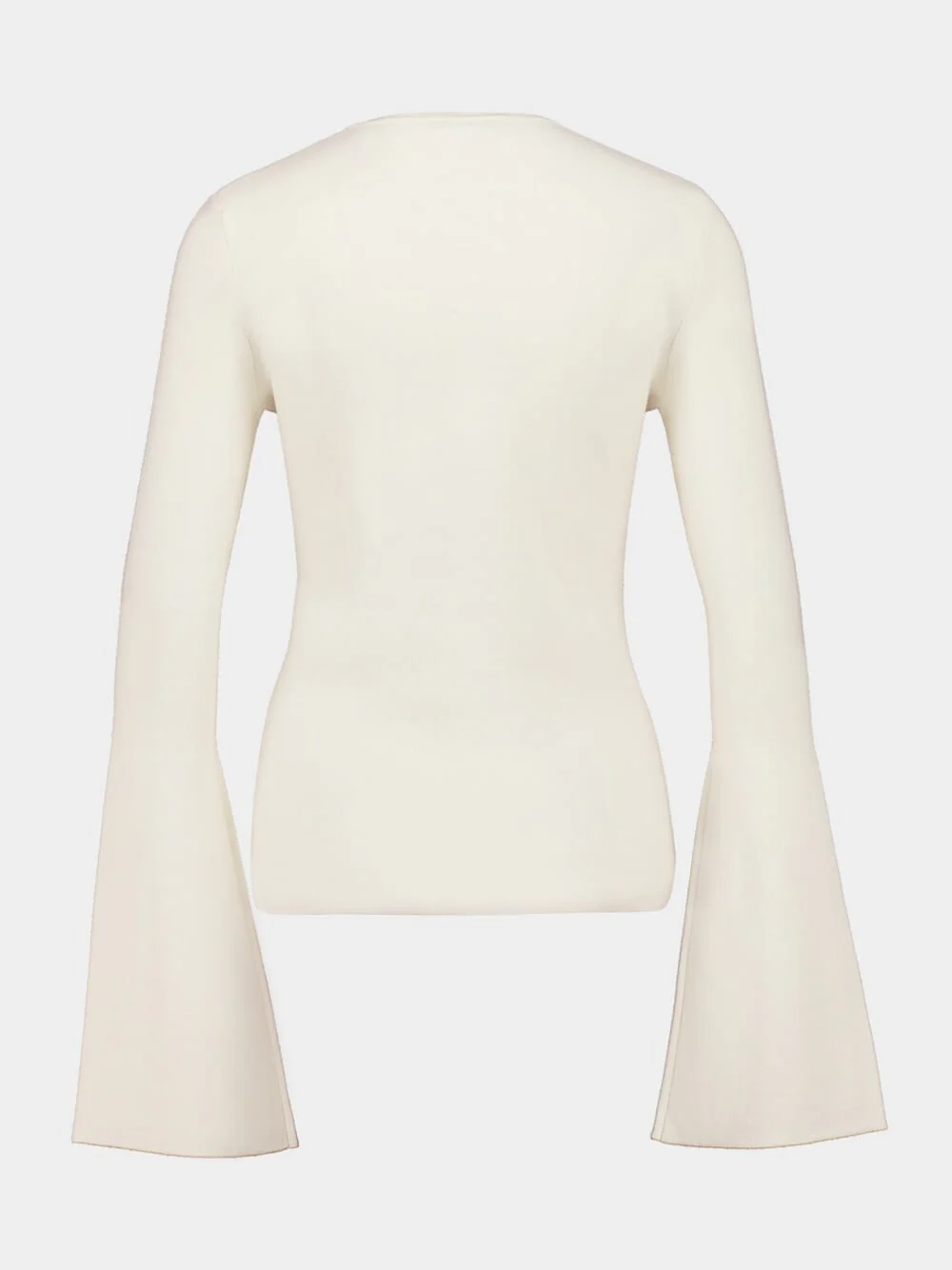 Ivory Mason Long-Sleeve Crewneck Top - Image 2
