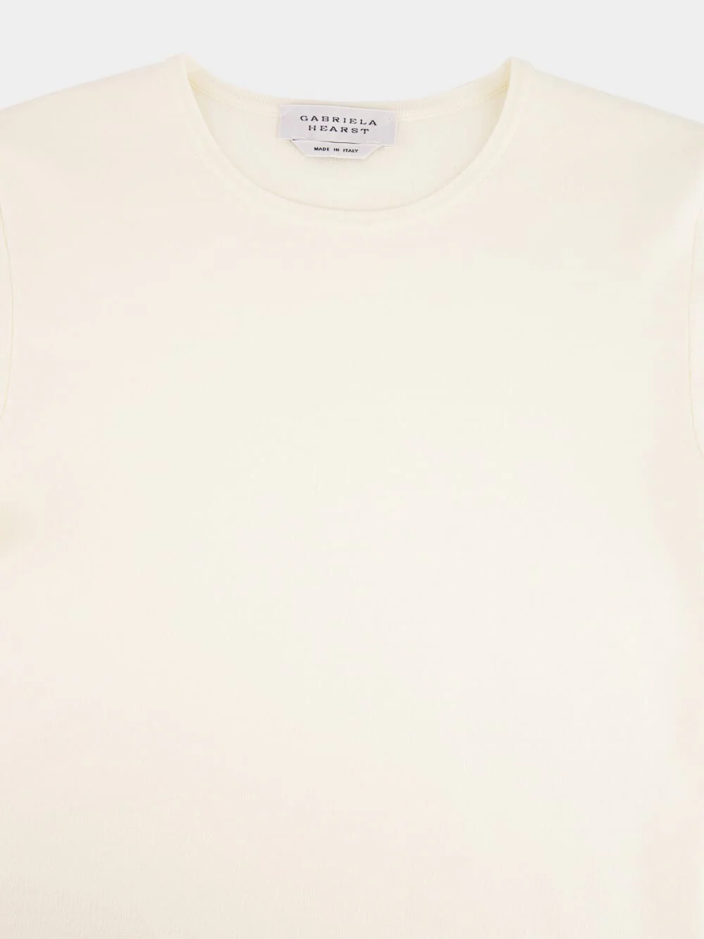 Ivory Mason Long-Sleeve Crewneck Top - Image 3