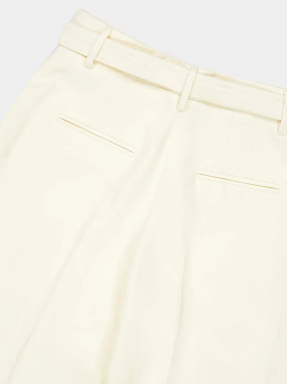 Ivory Norman Straight-Leg Tweed Pants - Image 4