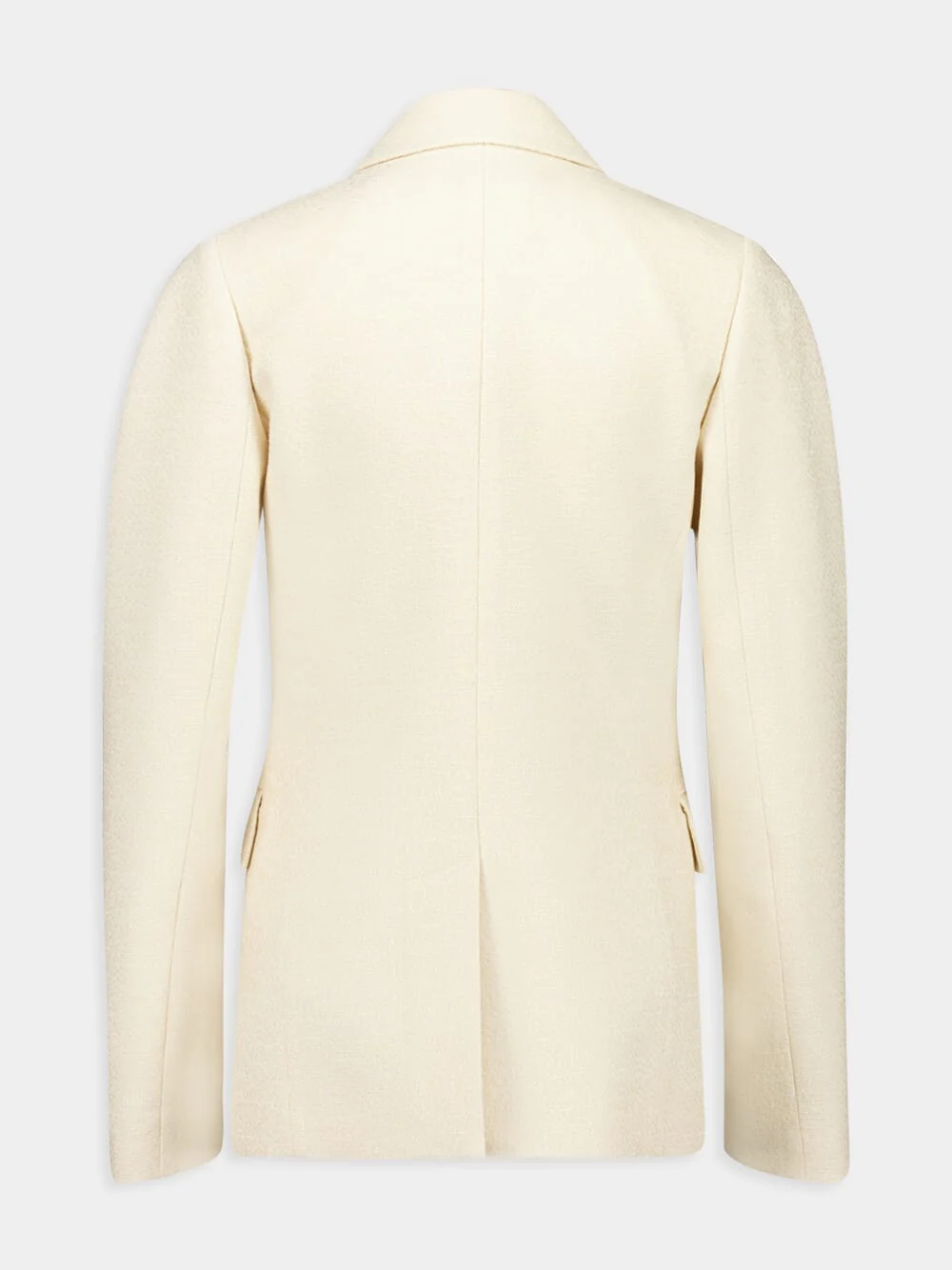 Ivory Sedna Silk Tweed Blazer - Image 3