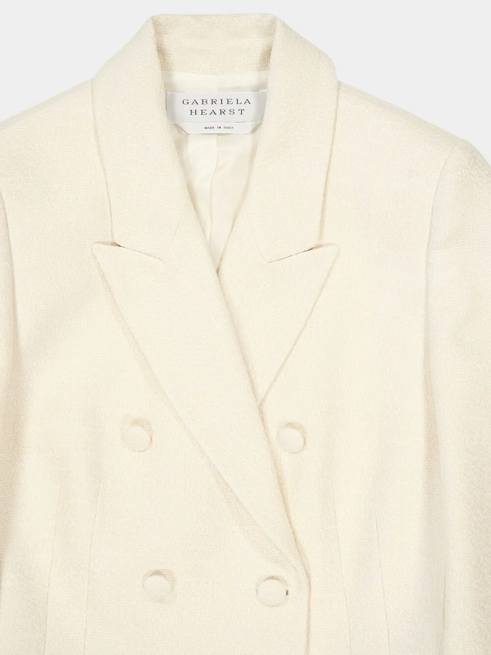Ivory Sedna Silk Tweed Blazer - Image 5