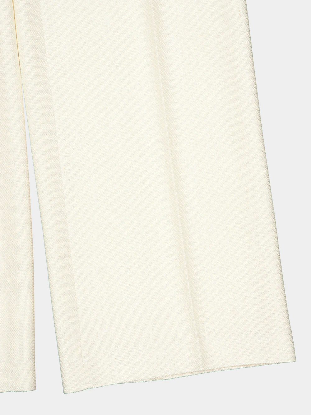 Ivory Silk and Virgin Wool Norman Tailored Trousers - Image 4