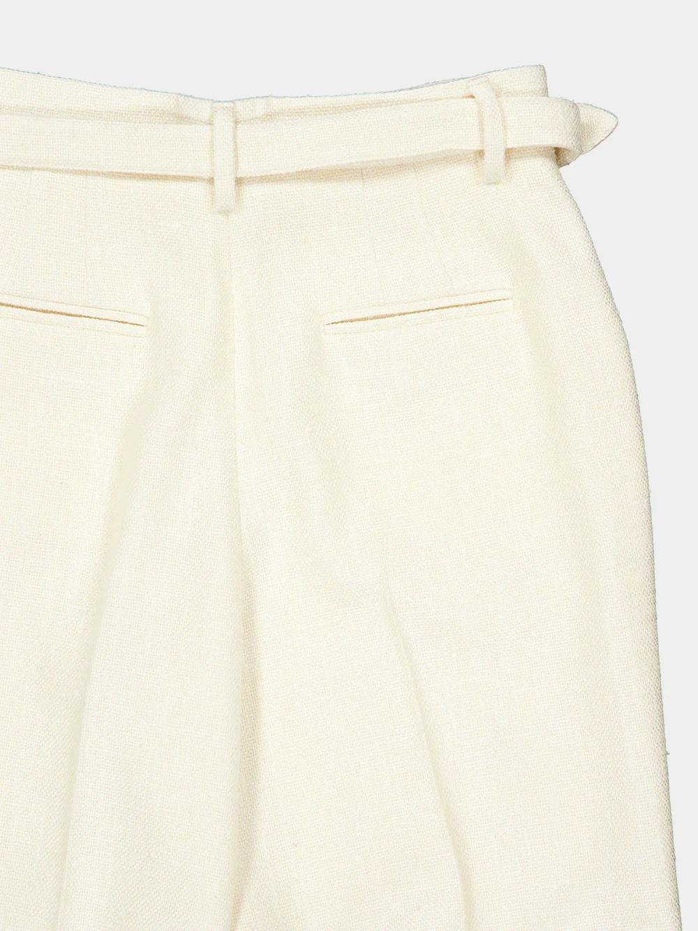 Ivory Silk and Virgin Wool Norman Tailored Trousers - Image 5