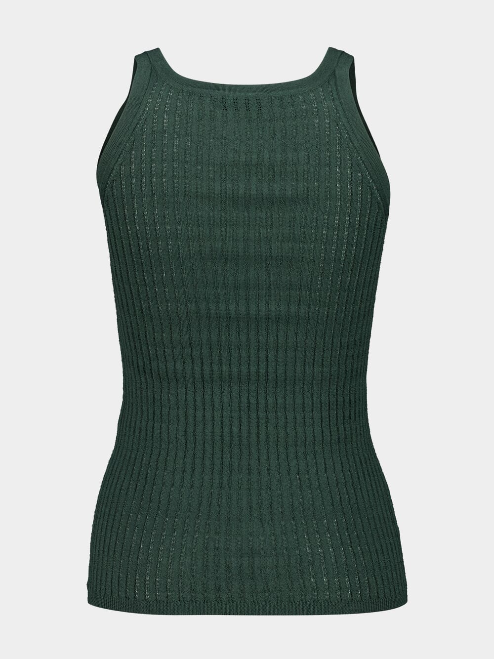 Nevin English Green Knit Tank Top - Image 2