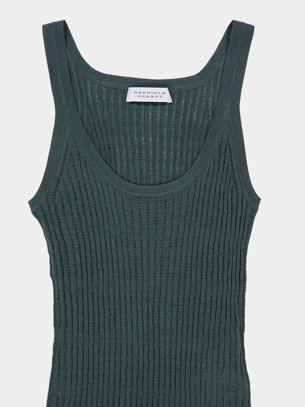 Nevin English Green Knit Tank Top - Image 3