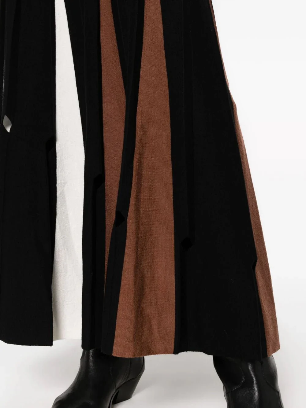 Ottavia Wool Pleated Dress - Image 5