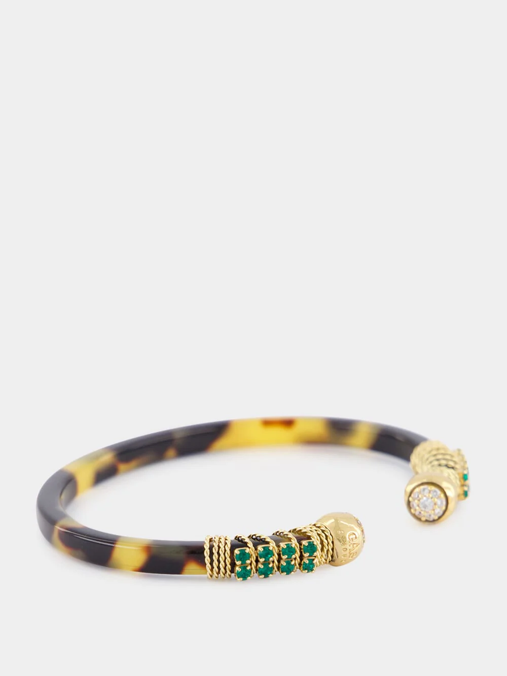 Brown Sari Gold-Plated Bracelet - Image 3