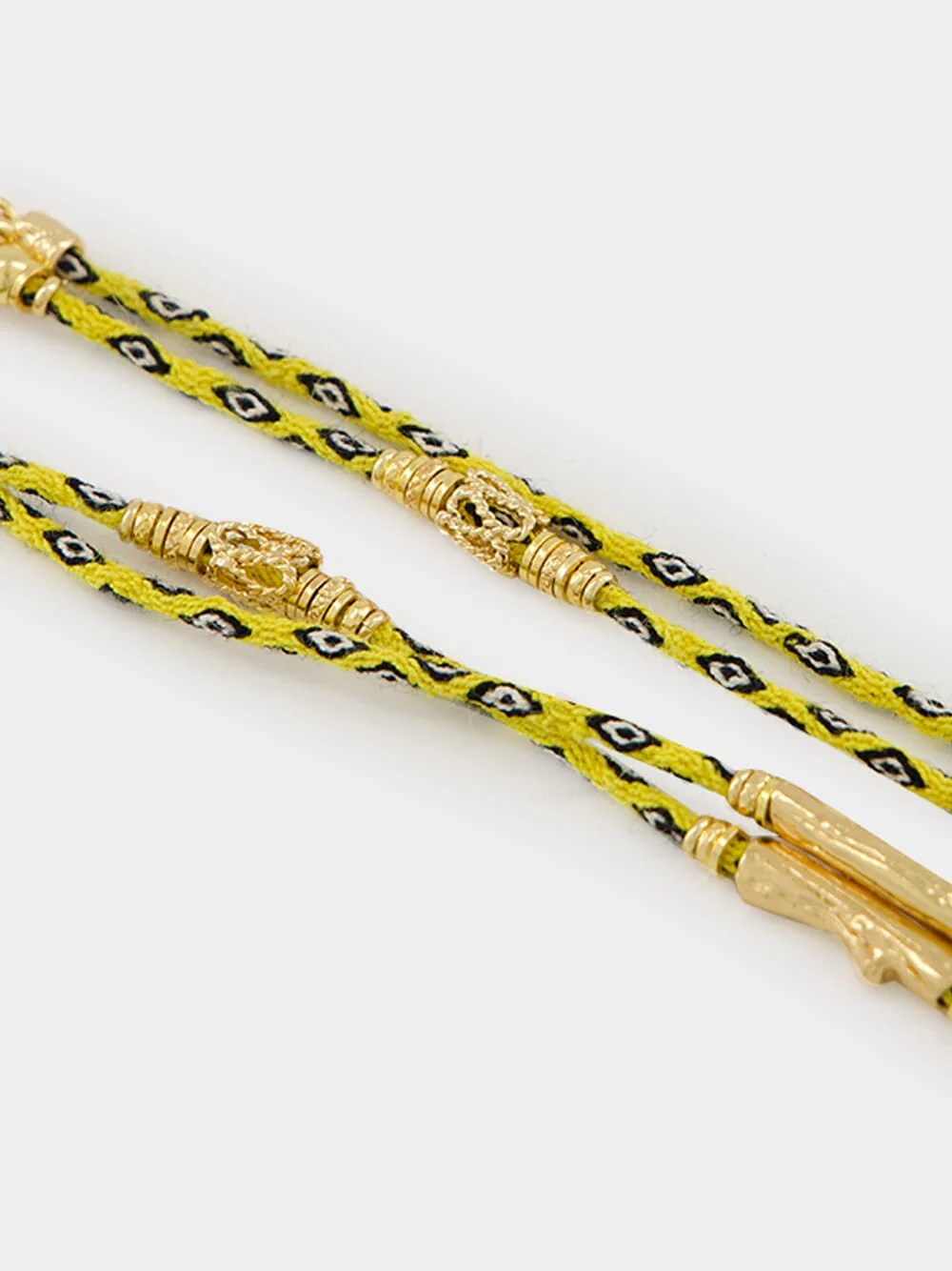 Yellow Lima Alpaca Long Necklace - Image 3
