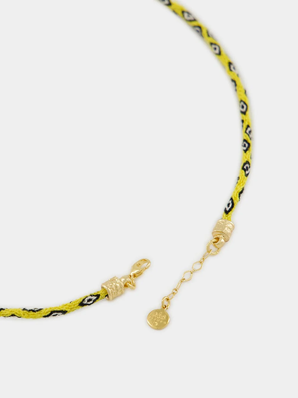 Yellow Lima Alpaca Long Necklace - Image 4