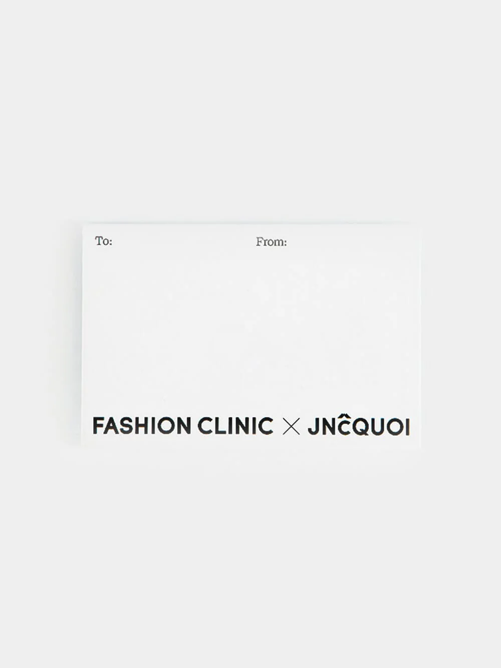 Gift Card Fashion Clinic & JNcQUOI
