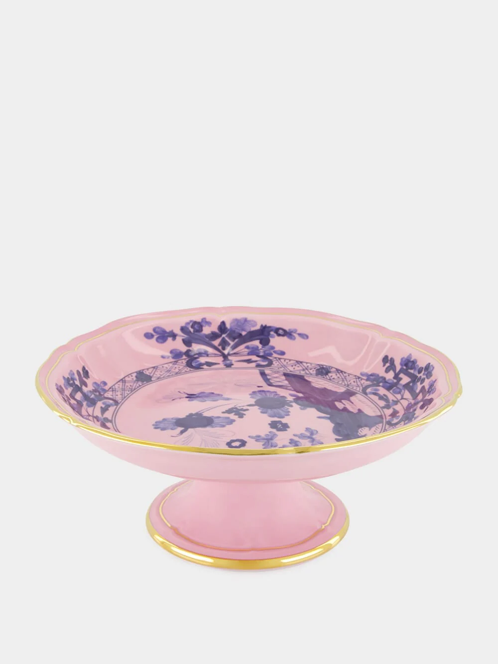 Azalea Pink Oriente Italiano Porcelain Fruit Holder - Image 2