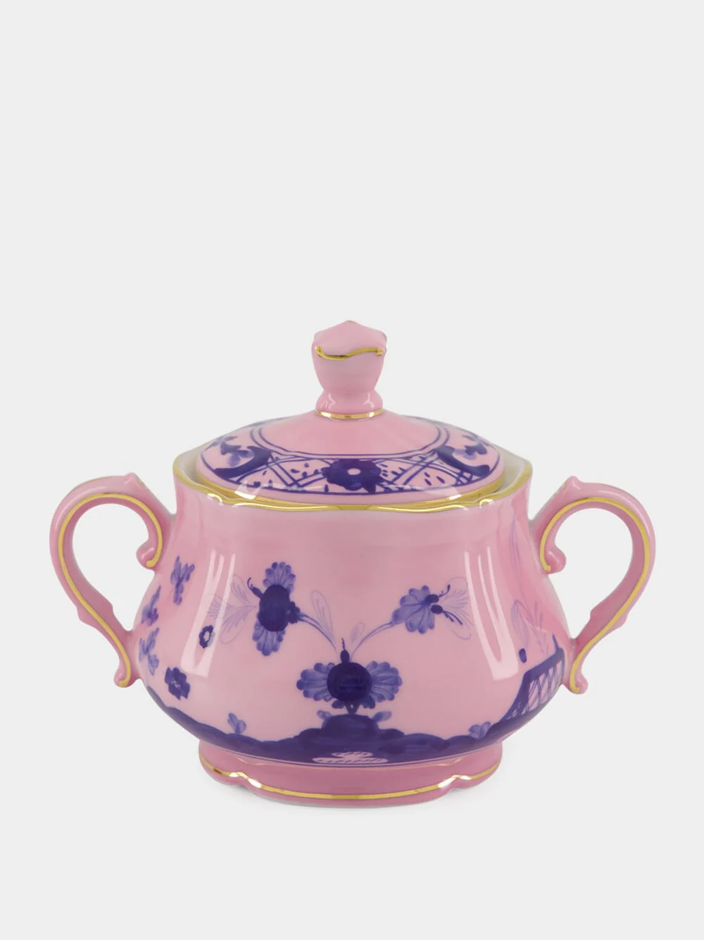 Azalea Pink Oriente Italiano Sugar Bowl