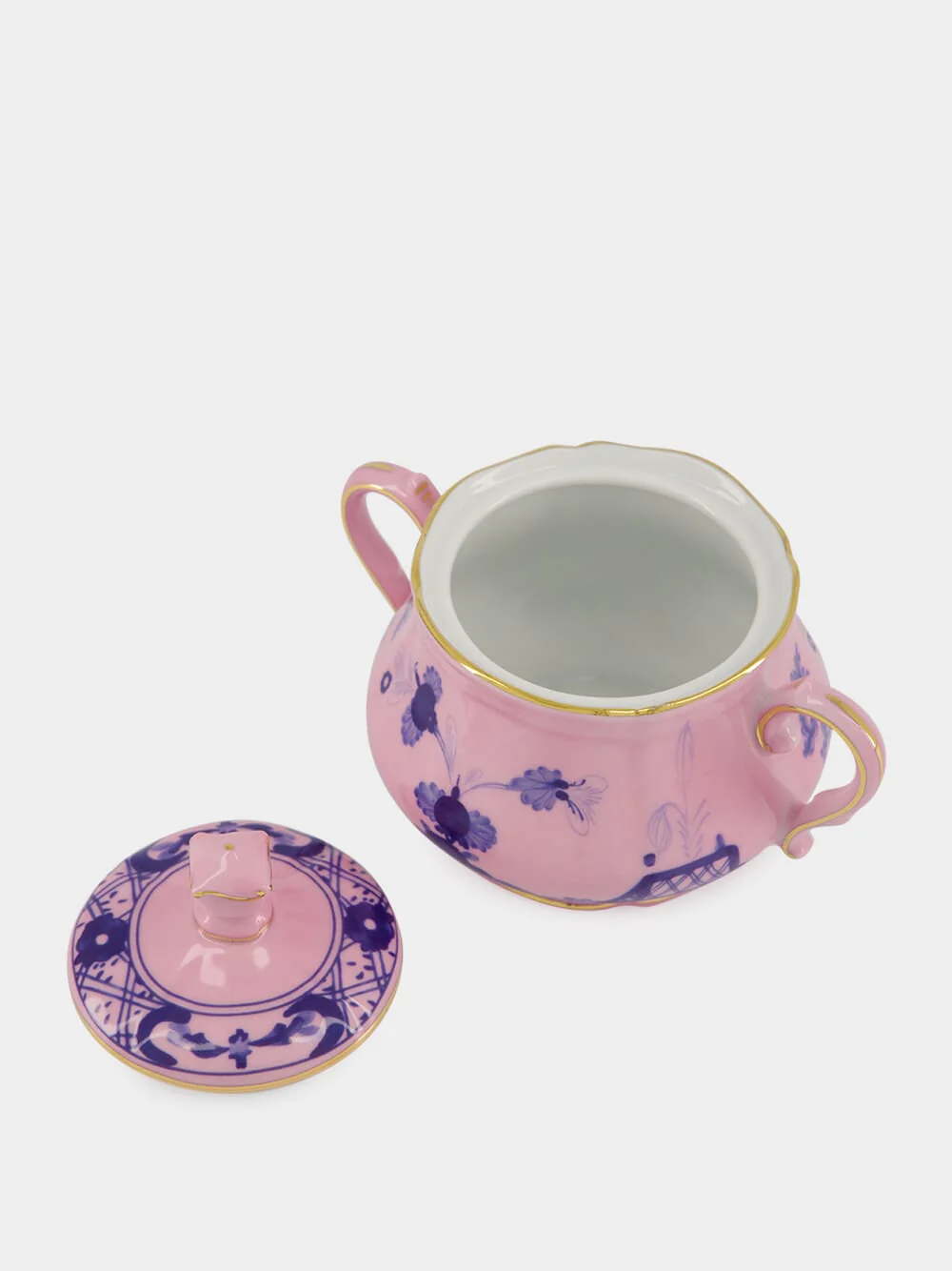 Azalea Pink Oriente Italiano Sugar Bowl - Image 3