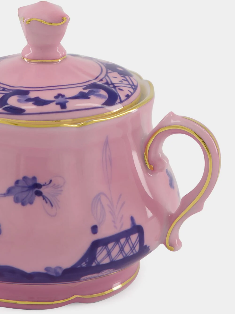 Azalea Pink Oriente Italiano Sugar Bowl - Image 4