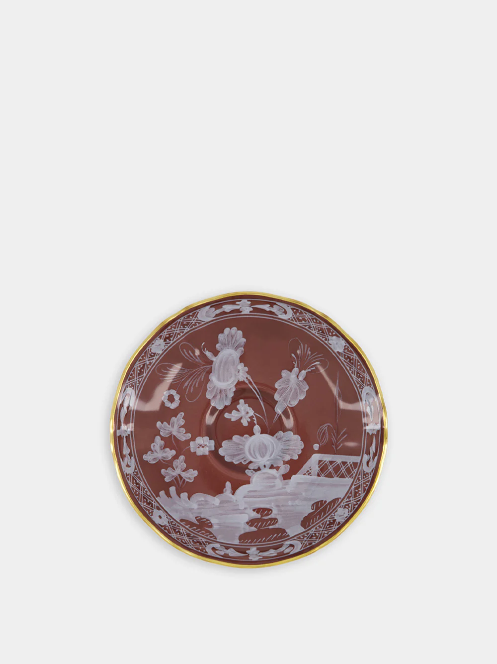 Chestnut Porcelain Coffee Plate