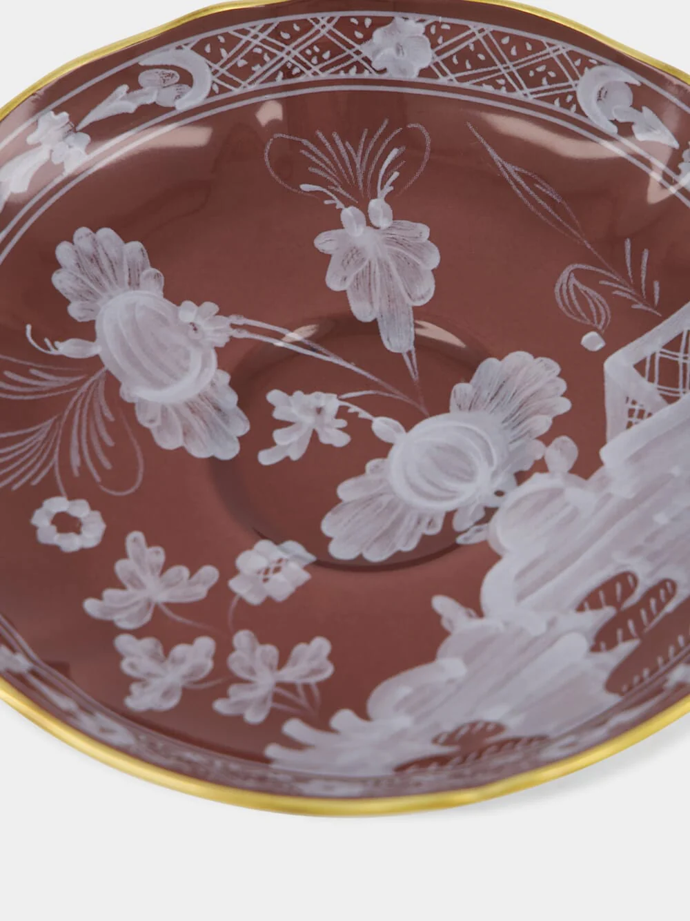 Chestnut Porcelain Coffee Plate - Image 4