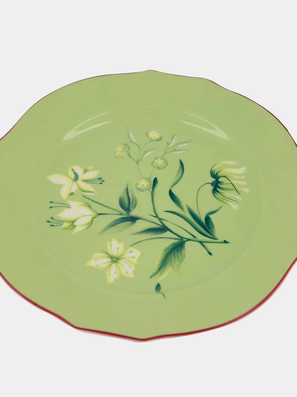Florenza Acanto Green Dessert Plate - Image 4