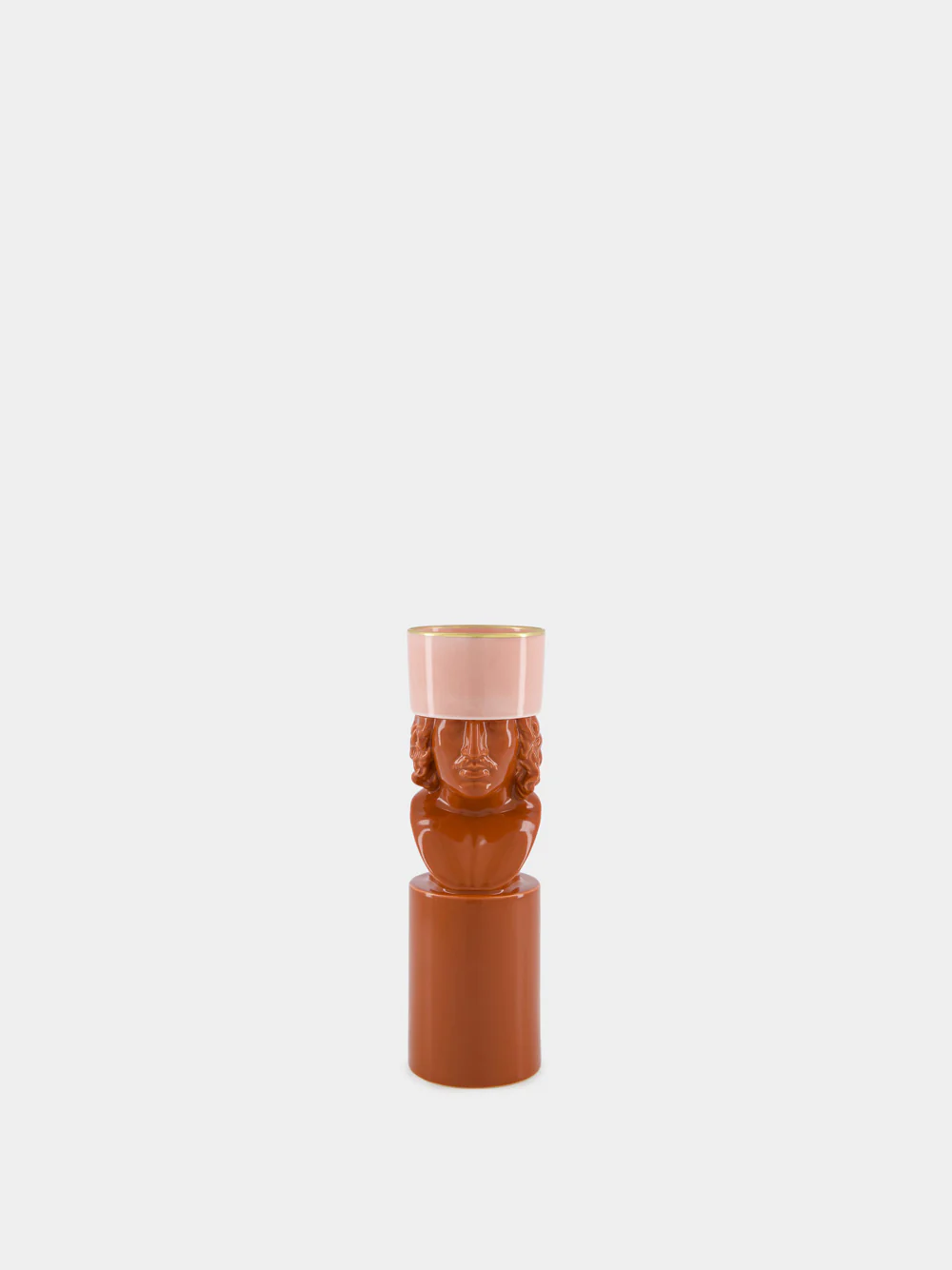 Il Letterato Red Clay Candle Holder - Image 2