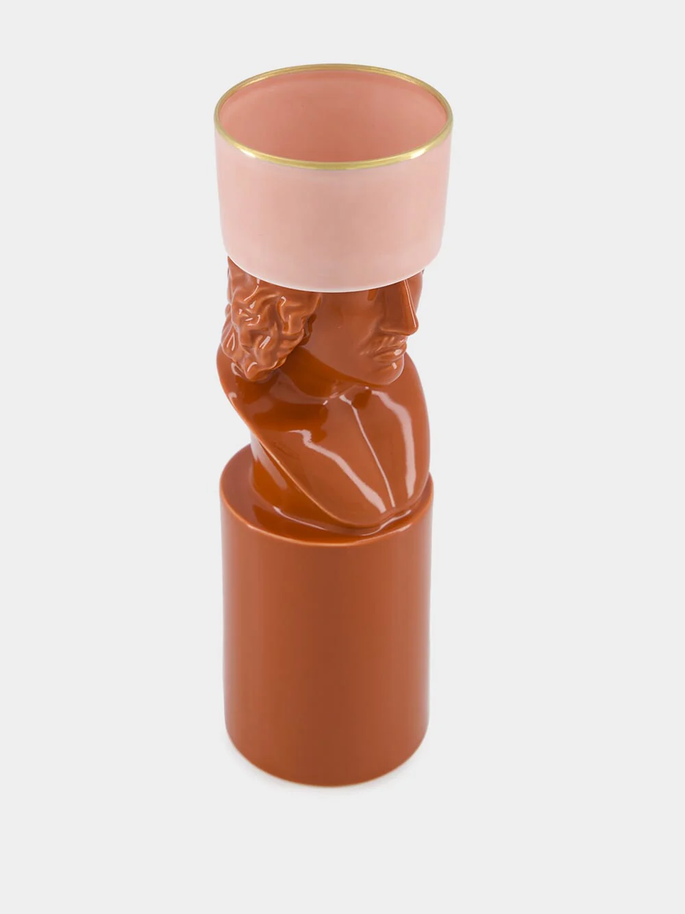 Il Letterato Red Clay Candle Holder - Image 3