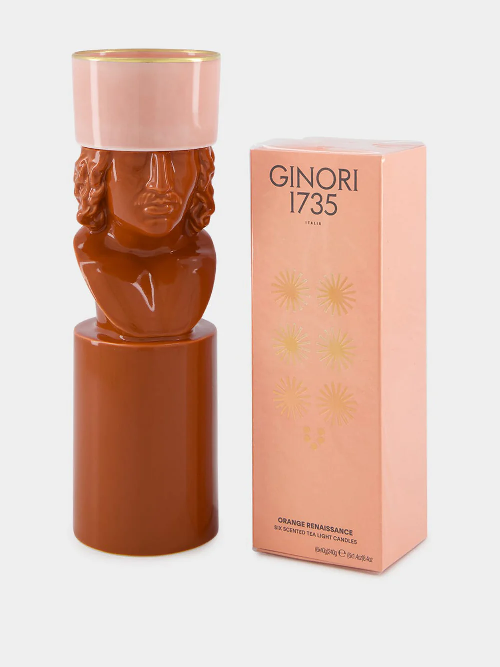 Il Letterato Red Clay Candle Holder - Image 4