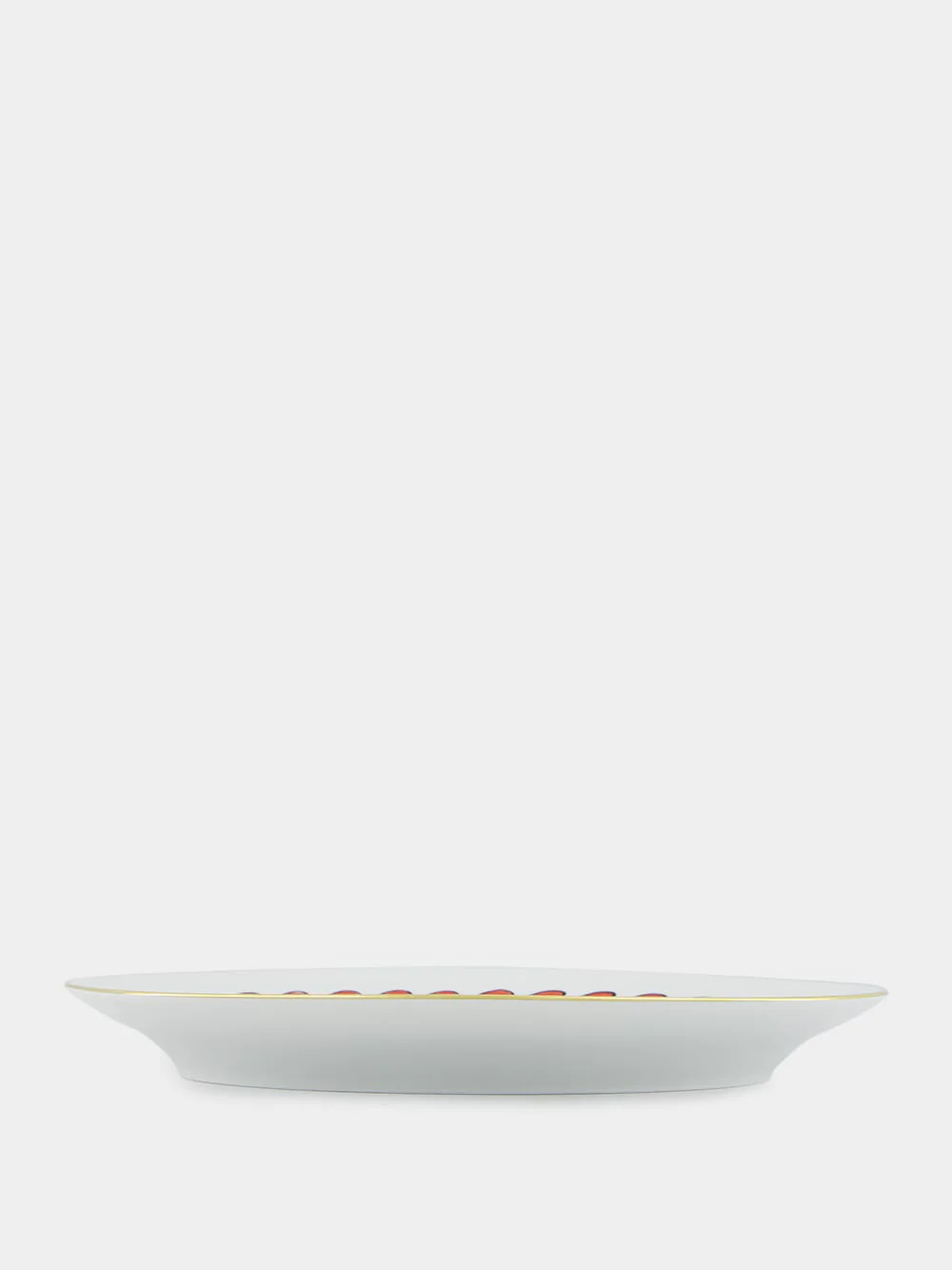 Il Viaggio Di Nettuno Dolphin White Large Oval Platter - Image 2